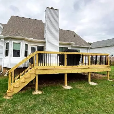 Professional deck installation