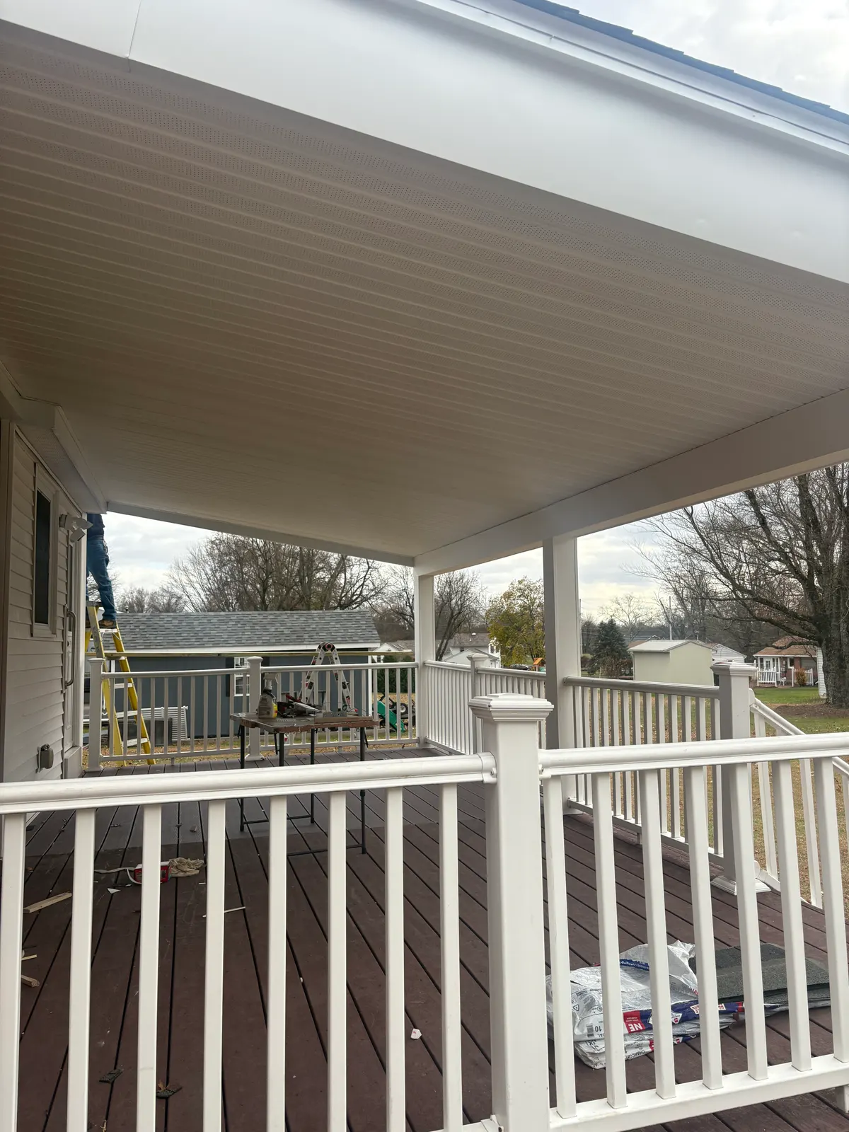 Deck refinishing and upgrade